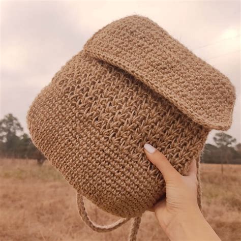 Mochila a crochet .